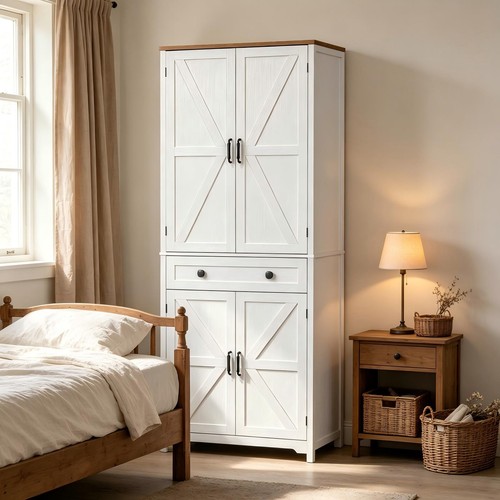 Door drawer barn - 1-drawer, barn-style