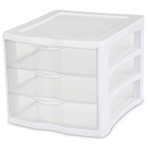 Sterilite desktop drawer 3 - desktop, drawer,