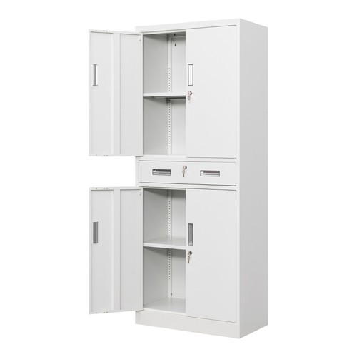Metal storage cabinets with - storage,