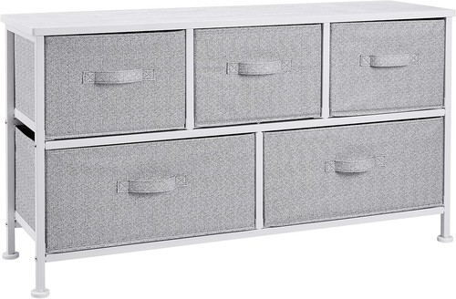 Extra wide fabric drawer - fabric, 5-drawer
